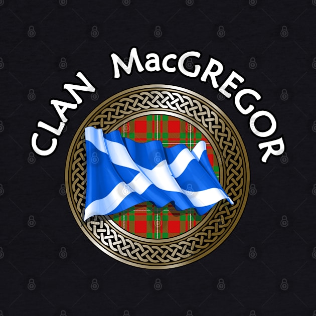 Clan MacGregor Crest & Tartan Knot by Taylor'd Designs